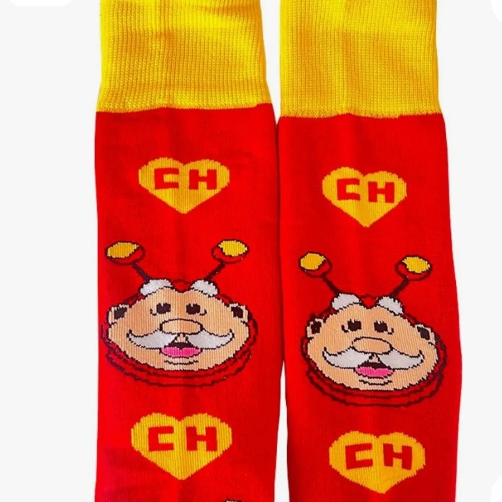 Dr. Simi Chapulin Colorado Colaboration Long Socks Red/Yellow Unisex Comfy Soft